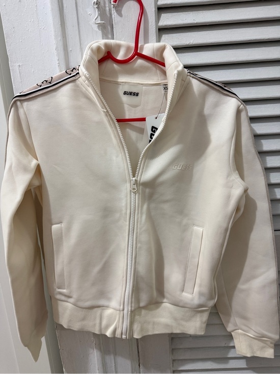 Guess Sweaters - GUESS Zip-Up Track Jacket
